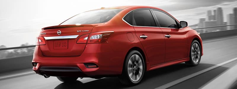 2019 Nissan Sentra Rear View Perspective in Coral Springs Florida