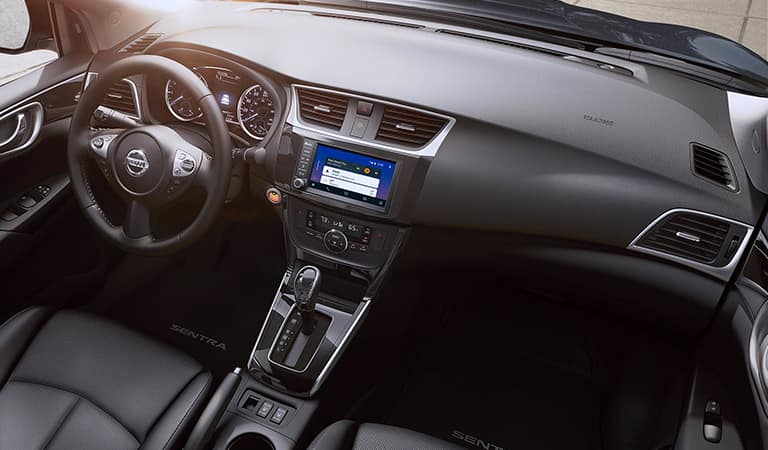 New 2019 Nissan Sentra Front Row Perspective in Coral Springs Florida