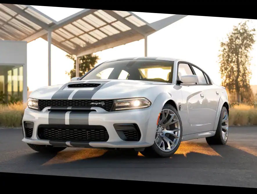 White Dodge Charger