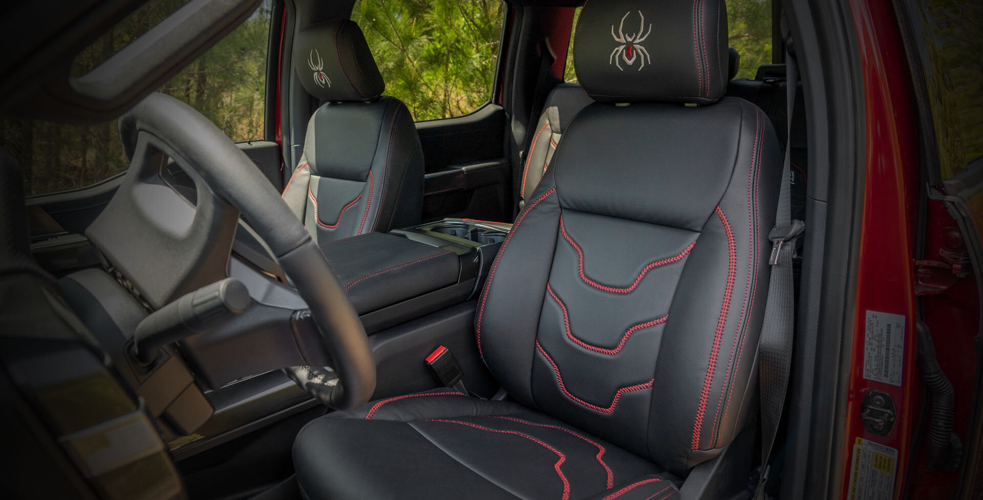 Black Widow SuperDuty Leather Seats
